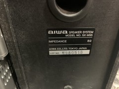 Aiwa Compact Disc Stereo System XR-M75 with sx-m95 Speakers Tested