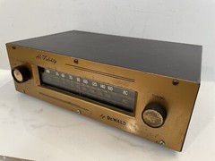 Vintage DeWald Tube Radio Receiver AM FM AFC 7-Tube L-803 A Powers On/Lights Up