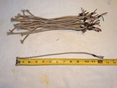 20 pcs 12&Prime; Vintage Cloth Stranded Copper Wire *Tube – Amplifier*(5 Available)