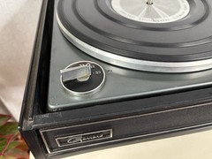 Vintage Garrard Synchro Lab SL95 Turntable Record Player Black Dust Cover
