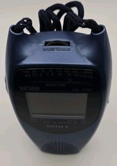 Sony Watchman FDL-221R 2.2&Prime; Color LCD Television Combo FM/AM Radio (BLUE) TESTED