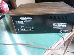 Akai CS-702DII Stereo Cassette Deck Vintage Silver Face Wood Cabinet Tested