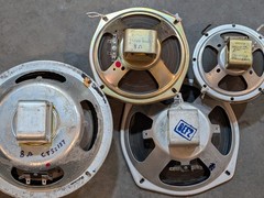 Lot Of AlNiCo Tweeter And Midrange Speakers
