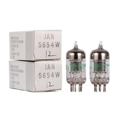 1 Pair of 7-Pin GE JAN5654W Vacuum Tubes Upgrade for 6AK5/6J1/6Ж1/EF95/6J1P