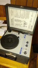 Vintage Califone 1420K Phono Solid State Record Player tested, runs! Read desc!