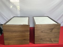 Acoustic Research AR2AX Speakers Pots Professionally Replaced Walnut Veneer