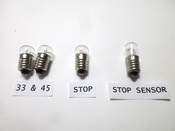 NEW Philips Lamp Kit GA-212 GA-312 212 312 Turntable 33 45 STOP, STOP SENSOR