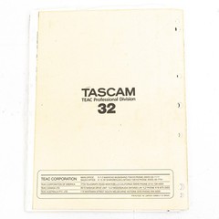 Tascam 32 Operation & Maintenance Manual – Original