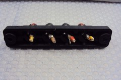 Philips 7831 Receiver Speaker Terminal Output Panel With Mounting Screws Tested