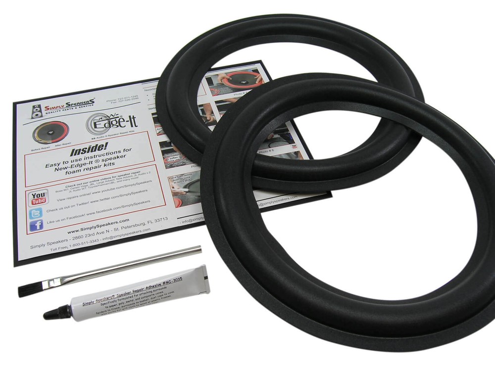Rockford Fosgate HE Series 12&Prime; Subwoofer Speaker Foam Surround Repair Kit