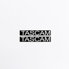 TASCAM BR-20 Tape Deck logo Badge Custom Aluminum 53.8mm(2.12&Prime;)X8.8mm(0.34&Prime;)