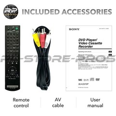 Sony SLV-D370P DVD VCR Combo Player VHS Hi-Fi Stereo Progressive Scan