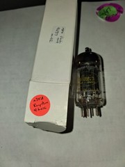 1 Good Raytheon Black Plate 12AX7 tube #40011