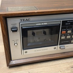 Vintage TEAC A-700 Stereo Cassette Deck Recorder Rare For Parts or Repair