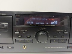 JVC TD-W254BK Dual Auto Reverse Cassette Deck, Dolby B & C,HX Pro
