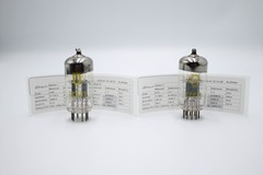 2 PCS ECC83 / 12AX7. RFT. Getter Ring. Tested on Etracer. Dual triode. #2.