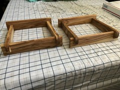 Custom Made Oiled Red Oak Speaker Stands for Klipsch Heresy All Models