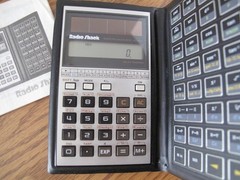 Radio Shack Vintage Solar Calculator EC-4013 w/Manual Tested Works