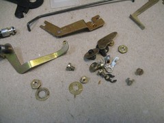 Vtg Dual 1249 Turntable Original Big Internal Parts Lot