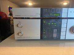 Vintage Pioneer A-8 Amplifier + T7 Tuner Gold Champagne Fresh Service! 90WPC🎶🔥