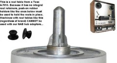 Brand New TC-503 NAB Hub Adapters for 10.5&Prime; Reels (one pair)
