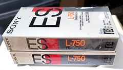 Sony ES L-750 Betamax Tape Factory Sealed Dynamicron New Old Stock Set of 2