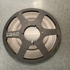 TEAC RE-1003B Black Metal Aluminum Vintage Reel to Reel Tape Reel Japan Take-up