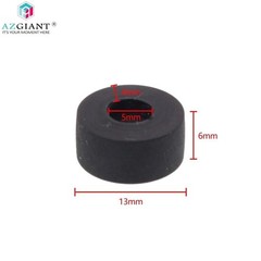 4PCS 13*6*5mm Recorder Idler Wheel Rubber Ring Idle Pulley For Sharp GF-700/ 777
