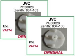 2 PRB VA774 VCR Gear for JVC PQ30028 Zenith 834-163 and Others