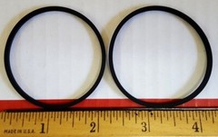 Square Belts 6.1 x .079 x .079&Prime;, 154.94 x 2.006 x 2.006 mm, Set of 2 pieces