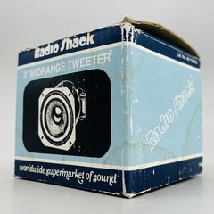 Vintage Radio Shack 3&Prime; Midrange Tweeter Speaker 40-1289A- NIB NOS NOB Untested