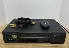Mitsubishi HS-U130 4-Head Hi-Fi Stereo PerfecTape VHS VCR w/ OEM Remote – TESTED