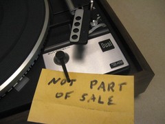 Vtg Dual 1249 Turntable Original Parts Good Tone Arm Stand Rest w/ Lock