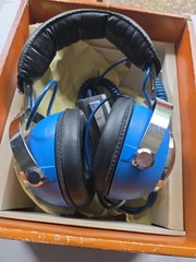 Stanton VTG Dynaphase 40 Stereo Headphones Over The Ear Blue