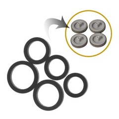 20x Idler Pulley Rubber Ring Idle Wheel Belt for Cassette Deck Recorder