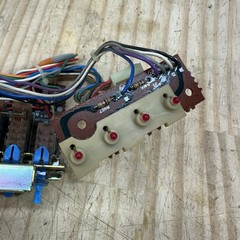 JVC JR-S201 Receiver Parts – Function Selector Array And LED Indicator
