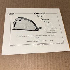 Garrard Rc 120 Mk II & RC 121 Record Changers LRS 4 MPM3 Ephemera Mixed Lot #CD
