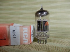 RCA Black Plate Support Rod 6072A Vacuum Tube Amplitrex Tested 132/129% Gm