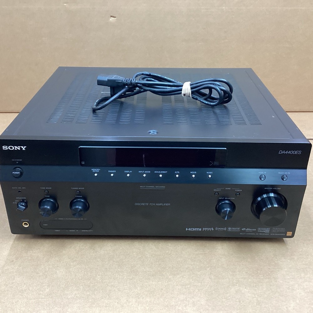 Sony STR-DA4400ES Sorround Receiver No remote controller and Paper