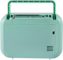 Limited Edition Mint Green Retro AM/FM Radio with Telescopic Antenna – Portable
