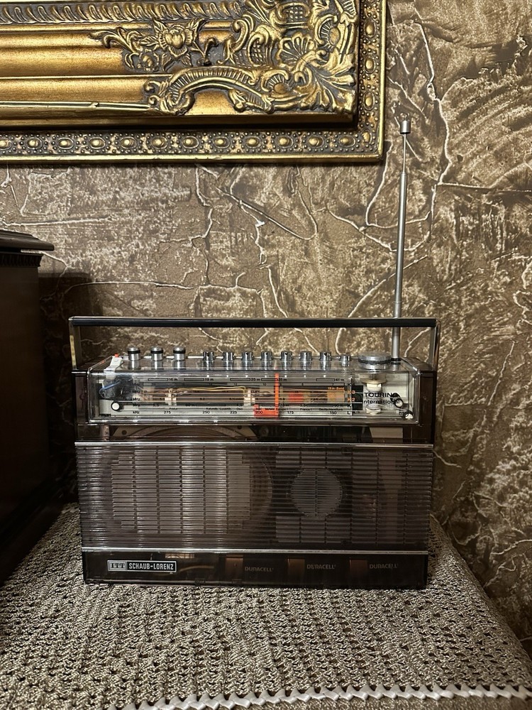 ITT Schaub-Lorenz Touring International Transistor Radio W Germany FM SW Working