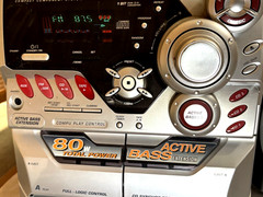 JVC MX-K10 Stereo System w Speakers, Spreakers/Tape A OK, Radio/CD/Tape B Issues