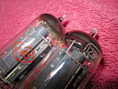 NOS Matched Pair RCA 12BH7A BLACK Plate D-Getter Tubes 12BH7 – NEW bulk surplus