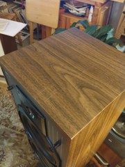 KEF C40 Vintage Speakers Walnut Finish Made In England Very Good Condition