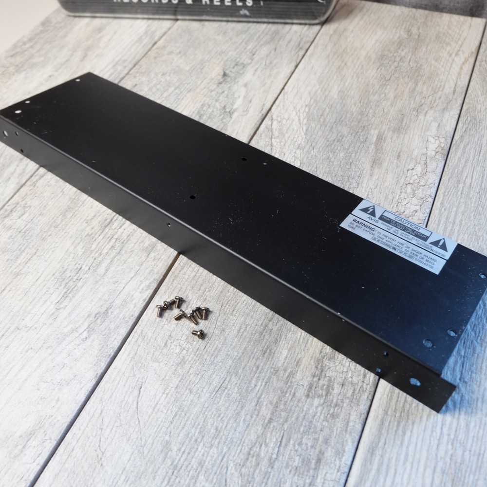 Tascam TSR-8 Reel to Reel – Rear Bottom Metal Back Cover Panel w/ Screws