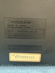 Technics ST-7300Ⅱ Stereo Tuner AM FM AC100V From Japan