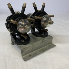 Mounted Pair Westinghouse WL 417A tube Valve US Navy
