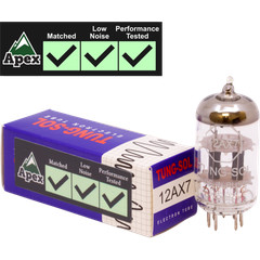 12AX7, Tung-Sol, Apex Performance Vacuum Tube, Matched & Performance Tested