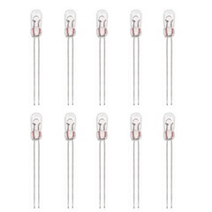 10Pcs Grain-of-Wheat Bulbs 12v 100mA Lamps For Vintage Receiver Lights 5MM