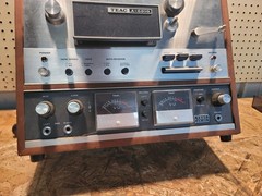 Vintage TEAC A-6010 Auto Reverse Reel-Reel For Parts or Repair Powers On AS-IS